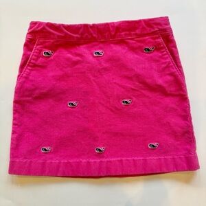 Vineyard Vines Hot Pink Corduroy Mini Skirt Sz 5
